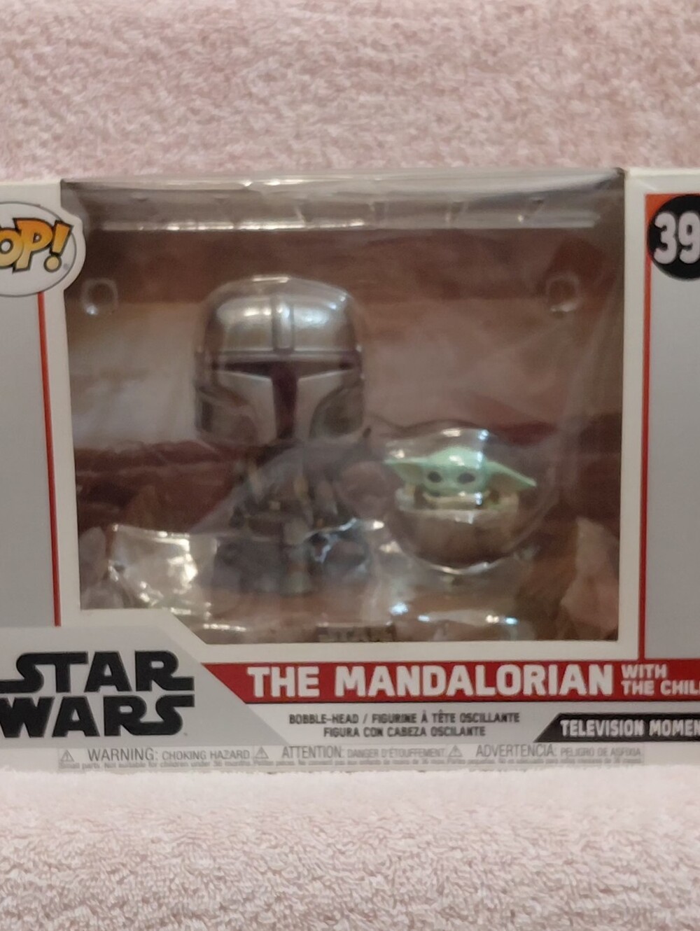 New Inbox Star Wars Funko TV Moments The Mandalorian With The Child #390
